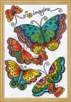 Butterflies Counted Cross Stitch Kit (image for) Butterflies Counted Cross Stitch Kit